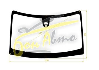 Стекло лобовое HONDA N-ONE 2012-2020 (JG1-2) место под 1 камеру молдинг, фурнитура, 
Бренд: FYG