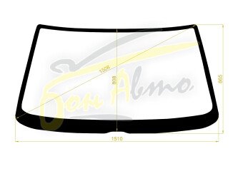 Стекло лобовое NISSAN GLORIA 1987-2014 (PY31-sed) 
Бренд: BENSON с зеленой полосой