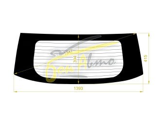 Стекло заднее с обогревом DAIHATSU BOON 2016- (M700) 
Бренд: BENSON