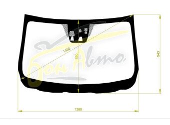 Стекло лобовое MAZDA CX-3 2014- (DK-RHD) место под 3 камеры, место под датчик дождя, 
Бренд: BENSON