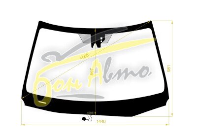 Стекло лобовое LEXUS NX 2015-2021 (AGZ10-LHD) обогрев щеток, место под 1 камеру, место под датчик дождя, антенна, 
Бренд: BENSON