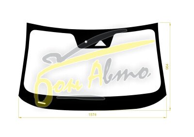 Стекло лобовое CHANGAN UNI-K 2020- (LHD) место под 1 камеру, место под датчик дождя, 
Бренд: КМК