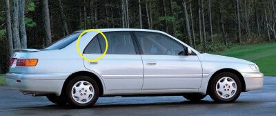 Стекло боковое TOYOTA CARINA 1996-2001 AT210 RQ/RH 
Бренд: TOYOTA