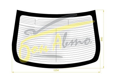 Стекло заднее с обогревом TOYOTA COROLLA 2006-2012 (NZE150-4d sed) 
Бренд: BSG