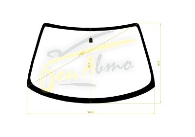 Стекло лобовое MAZDA 323 1998-2004 (BJ-4d sed) 
Бренд: BSG с серой полосой