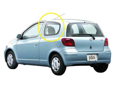 Стекло боковое TOYOTA VITZ 1999-2005 (#CP1#) 3d SW/LH/X 
Бренд: BSG