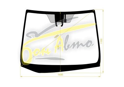 Стекло лобовое TOYOTA NOAH 2014-2022 (ZR80-RHD) место под 1 камеру, место под датчик влажности, 
Бренд: ZDG