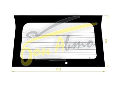 Стекло заднее с обогревом HONDA STEPWGN 2001-2005 (RF3-2003) 1 отверстие 
Бренд: BENSON