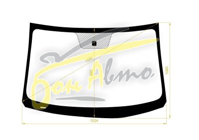 Стекло лобовое RENAULT KOLEOS 2007-2017 (HY0-LHD) 
Бренд: BENSON с синей полосой