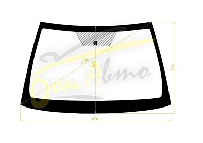 Стекло лобовое DAIHATSU ALTIS 2017-2023 (AXVH70N) 
Бренд: BENSON с синей полосой