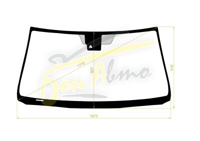 Стекло лобовое TOYOTA TUNDRA 2006- (GSK50-LHD-2018) место под 1 камеру 
Бренд: BENSON