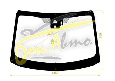 Стекло лобовое TOYOTA YARIS 2019- (KSP210-LHD) место под 1 камеру, место под датчик дождя, 
Бренд: BENSON