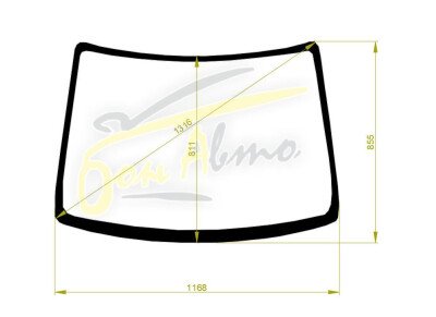 Стекло лобовое MAZDA CAROL 2009-2014 (HB25S) 
Бренд: FYG с зеленой полосой