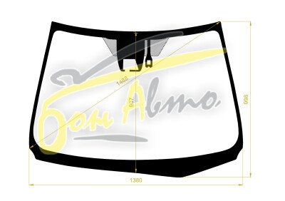 Стекло лобовое SCION IM 2015-2016 (E180-LHD-2017) место под 1 камеру открытая, место под датчик дождя, молдинг, 
Бренд: BENSON