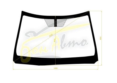 Стекло лобовое TOYOTA CROWN 2008-2012 (GRS200-RHD) 
Бренд: ZDG с серой полосой