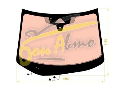 Стекло лобовое NISSAN ARIYA 2020- (RHD) полный обогрев, место под 1 камеру с обогревом, место под датчик дождя, молдинг, 
Бренд: BENSON