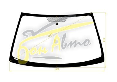 Стекло лобовое RENAULT SYMBOL II 2008-2012 (LU) 
Бренд: КМК с синей полосой