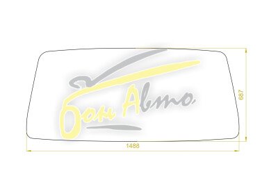 Стекло лобовое TOYOTA TOYOACE 1977-1984 (H20) 
Бренд: FYG с зеленой полосой