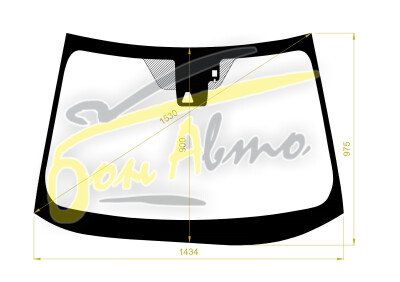 Стекло лобовое TOYOTA C-HR 2016- (ZYX10-LHD) место под 1 камеру, место под датчик дождя, молдинг, 
Бренд: BENSON