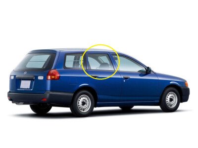 Стекло боковое NISSAN AD 1999-2006 Y11 RD/RH 
Бренд: BSG Тонированное