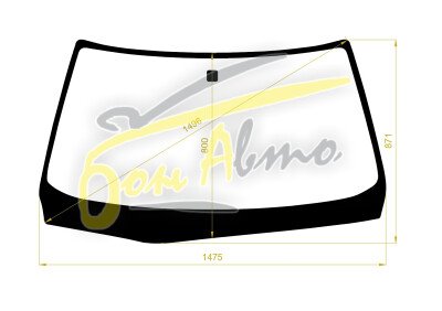 Стекло лобовое TOYOTA CROWN 1999-2007 (GS170-RHD-wag-зерк) 
Бренд: BSG