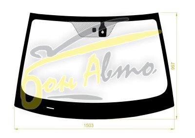 Стекло лобовое CHERY OMODA 5 2023- (LHD) место под датчик дождя 
Бренд: BENSON