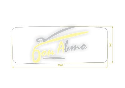 Стекло лобовое MAZ 5432 1981- (2006*760) 
Бренд: BENSON с синей полосой