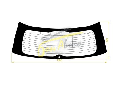 Стекло заднее с обогревом MAZDA ATENZA 2002-2007 (GG-5d wag) 
Бренд: BSG Тонированное