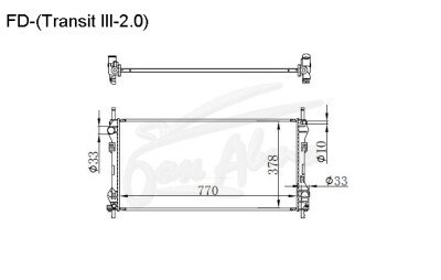 Радиатор FORD TRANSIT 2000-2014 () (dies 2.0) 
Бренд: TONGSHI PL26MT