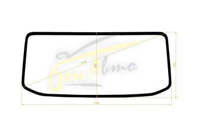 Стекло лобовое ISUZU FORWARD 2006-2023 (X73-std-1950*802*) 
Бренд: ZDG с серой полосой