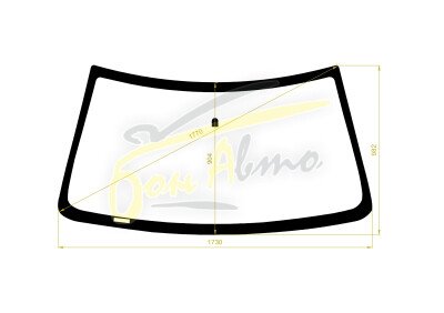 Стекло лобовое DODGE RAM 2001-2009- () 
Бренд: BSG