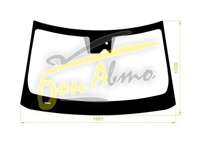 Стекло лобовое HYUNDAI SANTA FE 2023- (MX5-LHD) место под 1 камеру открытая, место под датчик дождя, 
Бренд: КМК