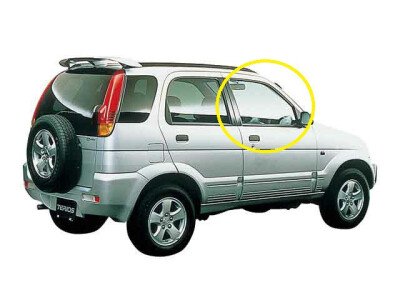 Стекло боковое DAIHATSU TERIOS 1996-2006 (J100) FD/RH 
Бренд: BSG