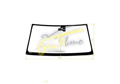 Стекло лобовое LEXUS LX 1997-2007 (FJ100-LHD) место под 1 камеру, место под датчик дождя, 
Бренд: BENSON с зеленой полосой