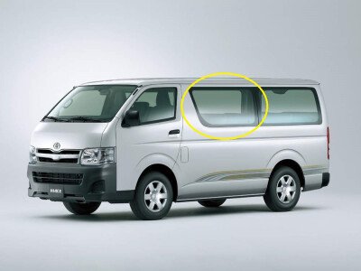Стекло боковое TOYOTA HIACE 2004-2019 H200-L/R-1310*566 SF/LH/X 
Бренд: BSG