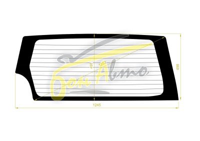 Стекло заднее с обогревом CHEVROLET TRACKER 1999-2004 (TF52) 
Бренд: ZDG