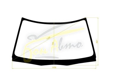 Стекло лобовое TOYOTA CRESTA 1988-1992 (GX80) 
Бренд: BSG с зеленой полосой