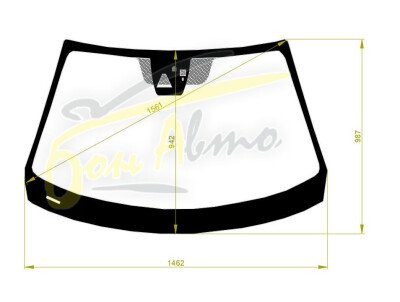 Стекло лобовое MAZDA AXELA 2013-2019 (BM-RHD) место под 1 камеру, место под датчик дождя, 
Бренд: BENSON