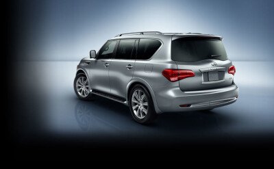 Стекло заднее с обогревом INFINITI QX56 2010-2013 (Z62) 1 отверстие молдинг, 
Бренд: BENSON Тонированное