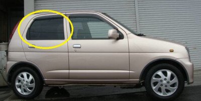 Стекло боковое DAIHATSU TERIOS LUCIA 2002-2003 (J100) RD/RH 
Бренд: BSG Тонированное