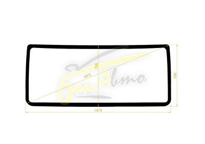 Стекло лобовое NISSAN ATLEON 2000- (TK165-wide-1979*786*1875) 
Бренд: BSG с серой полосой