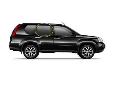 Стекло боковое NISSAN X-TRAIL 2007-2014 (T31) RD/RH фурнитура, 
Бренд: BENSON Тонированное