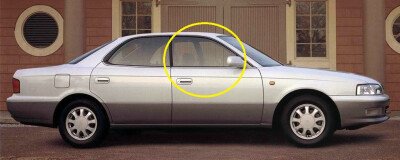 Стекло боковое TOYOTA VISTA 1994-1998 SV40-h/t FD/RH 
Бренд: BSG