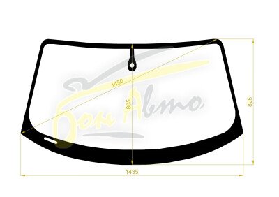 Стекло лобовое AUDI TT 2006-2014 (8J) место под датчик дождя, 
Бренд: BSG с серой полосой