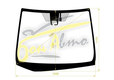 Стекло лобовое TOYOTA VOXY 2014-2022 (ZR80-RHD-2017) место под 1 камеру с обогревом, место под датчик влажности, 
Бренд: BENSON