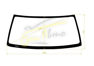 Стекло лобовое ISUZU BIGHORN 1991-2002 (UBS69 ) 
Бренд: ZDG с зеленой полосой