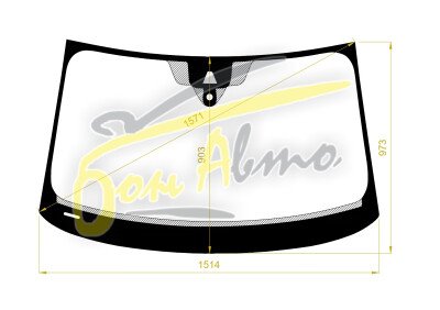 Стекло лобовое AUDI Q3 2019- (sportback) место под 1 камеру, место под датчик дождя, молдинг, 
Бренд: BENSON