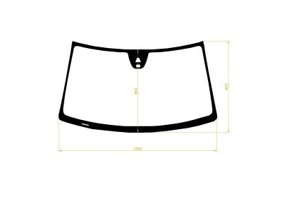 Стекло лобовое VOLKSWAGEN TIGUAN 2007-2016 (5N1-2012) место под 1 камеру, место под датчик дождя, молдинг, фурнитура, 
Бренд: FYG