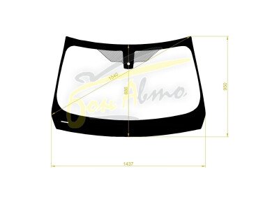 Стекло лобовое BMW 3-SERIES 2011-2019 (F34-Gran Turismo) место под датчик дождя фурнитура, 
Бренд: FYG