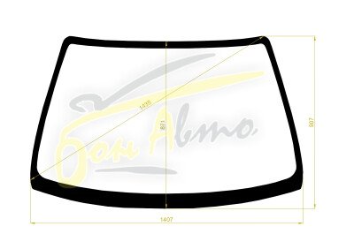 Стекло лобовое HONDA INTEGRA 1993-2000 (DB6-4d sed) 
Бренд: BSG с зеленой полосой